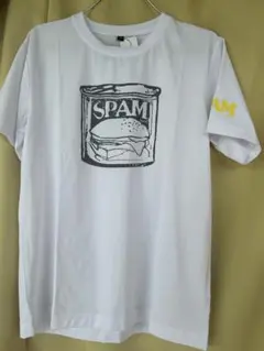 新品未使用スパムSPAM缶プリント Tシャツ ホワイトL
