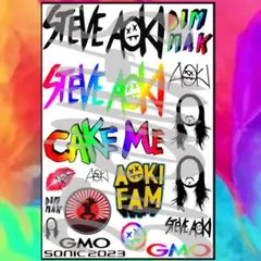 GMO SONIC★STEVE AOKI★タトゥーシール5