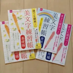 ボールペン字 ペン習字 美文字 美しい文字 美文字練習帳 4冊セット
