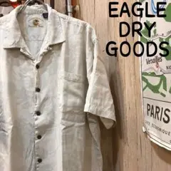 EAGLE DRY GOODS シルク製アロハシャツ XL 古着 (1763)