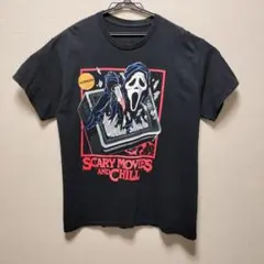 【SCREAM】スクリーム　ゴーストフェイス　Tシャツ　黒　L