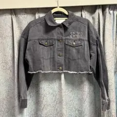 Chico Who’s who Chico デニムジャケット 黒 ブラック
