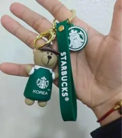 [S02]STARBUCKS KOREA クマのキーホルダー