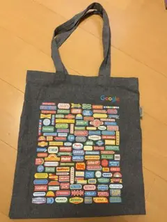 google グーグル　トートバック　グレー　非売品　企業　コットン