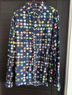 Desigual カラフルドット柄 長袖シャツ XL