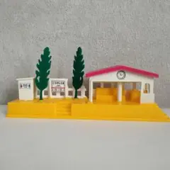プラレール 情景部品 高原駅 田舎の駅　こうげんえき 絶版品