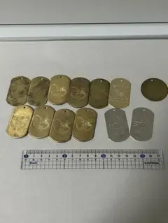 コスモス　ドックタグ　まとめ　ミリタリー　昭和レトロ　今野産業　駄玩具
