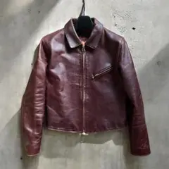 【良品】アートグレンヒル　カウライダース　肉厚レザー　袖口リブ　L 2025年最新】ART GLENHILLの人気アイテム - メルカリ