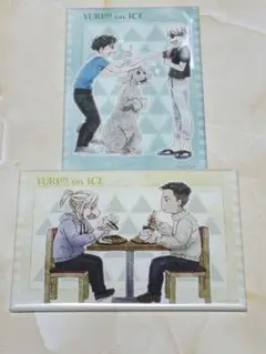 mappa ユーリ!!!on ICE ショーケース限定 スクエア缶バッジ セット
