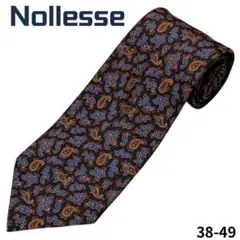 Nollesse　ネクタイ　ペイズリー　総柄　おしゃれ　ビジネス　パーティー
