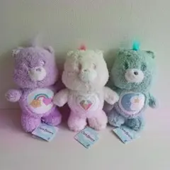 ケアベア　ふんわりMBぬいぐるみ　全3種　コンプリートセット