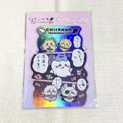 ちいかわ てんし♡あくま プリズムトラベルステッカー ⑤暴飲暴食