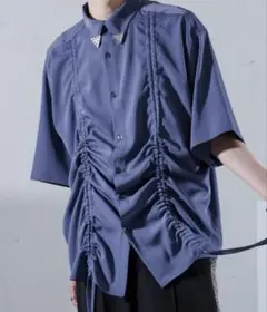Ellno Loset フロントドロストルーズシャツ