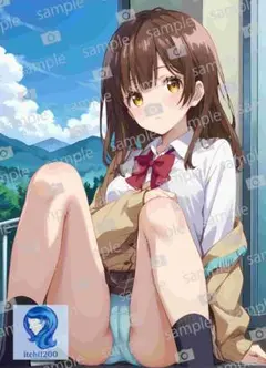 【まとめ買い割引対象】0130　アートポスター　A4サイズ　美女