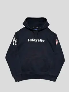 Lafayet newera パーカー コラボ ブラック プルオーバー　M