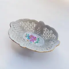 ヴィンテージ　ルーマニア陶器　キャンディ皿