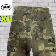 【超希少品✨】SCHOTT コーデュロイ カーゴパンツ ワークパンツ XL