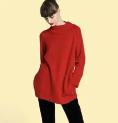 フォクシー デイジーリン ふわとろKARE KNIT レッド フリー