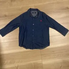 しまむら　POLO デニムシャツ　110