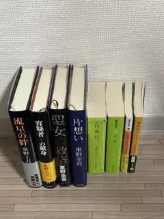 【8冊まとめ売り】東野圭吾 流星の絆・容疑者Xの献身・聖女の救済・片想いなど