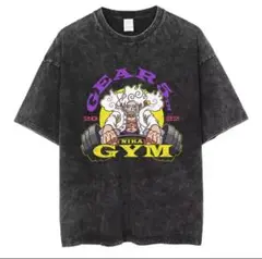 ワンピース ルフィ ニカ ヴィンテージ加工 Tシャツ ギア5