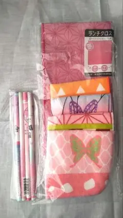 ランチクロス タオルハンカチ 鉛筆