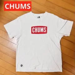 【お買得】CHUMS ロゴ Tシャツ ホワイト　Mサイズ