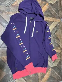 美品　aldies フラミンゴフーディー　パーカー　Lサイズ