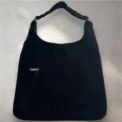 アーバンリサーチ URBAN RESEARCH ワンショルダーバッグ黒スエード調