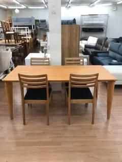【福岡市限定】ダイニングセット 朝日木材 DT51506Q-om000