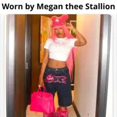 Megan Thee Stallion着用 ICECREAM デニムショーツ32