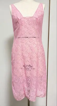 ランジェリー レースワンピース ネグリジェSサイズ セクシー 古着 ヴィンテージ