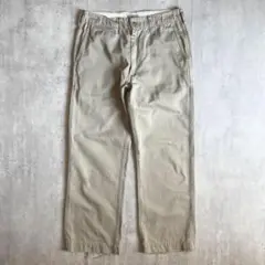 【buzz rickson's】ワークパンツ　チノパンツ　talon 無地　古着
