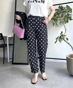 プロズヴェール　ドットセンタープレステーパードパンツ
