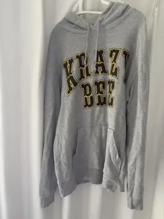 KRAZY BEE グレー パーカー XL クレイジービー