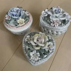陶器　小物入れ　3点セット