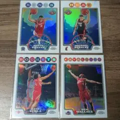 2008-09 Topps Chrome Refractor 4枚set