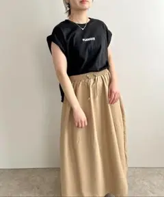 LHELBIEドッキングドロストワンピース