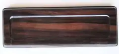 木製ペントレイ黒檀 約25.8cm x 8.2cm