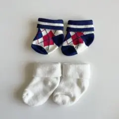 ベビー 新生児 靴下 2点セット