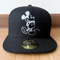New Era 黒　キャップ　帽子　ミッキーマウス