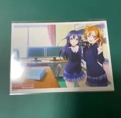 ② ラブライブ　μ’s　くじ引き堂　D賞　ブロマイド　高坂穂乃果　園田海未