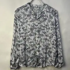 untitled アンタイトル　花　ブラウス　シャツ　トップス