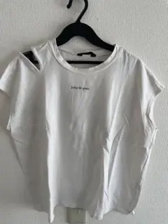 SCOT CLUB ホワイトカットアウトTシャツ