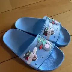 キッズ用水色キャラクターサンダル