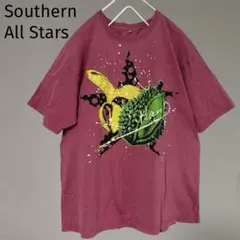 サザンオールスターズ　Tシャツ　サイズS　デカロゴ　グッズ　バンドT　歌手　古着 サザンオールスターズ Tシャツ サイズS デカロゴ グッズ バンドT