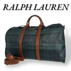 美品　POLO RALPH LAUREN　330　ボストンバッグ　チェック
