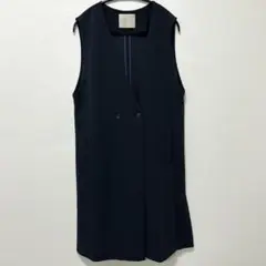 UNFILO 【ストレッチ/洗える】BEAUTY MOVE ダブルボタンジレ