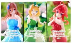 【まとめ割】五等分の花嫁 中野 三玖 四葉 五月 フィギュア ３体セット