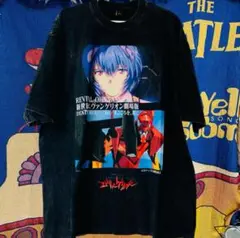 エヴァンゲリオン Tシャツ メンズ 綾波レイ 劇場版広告風 懐かしアニメ　人気作